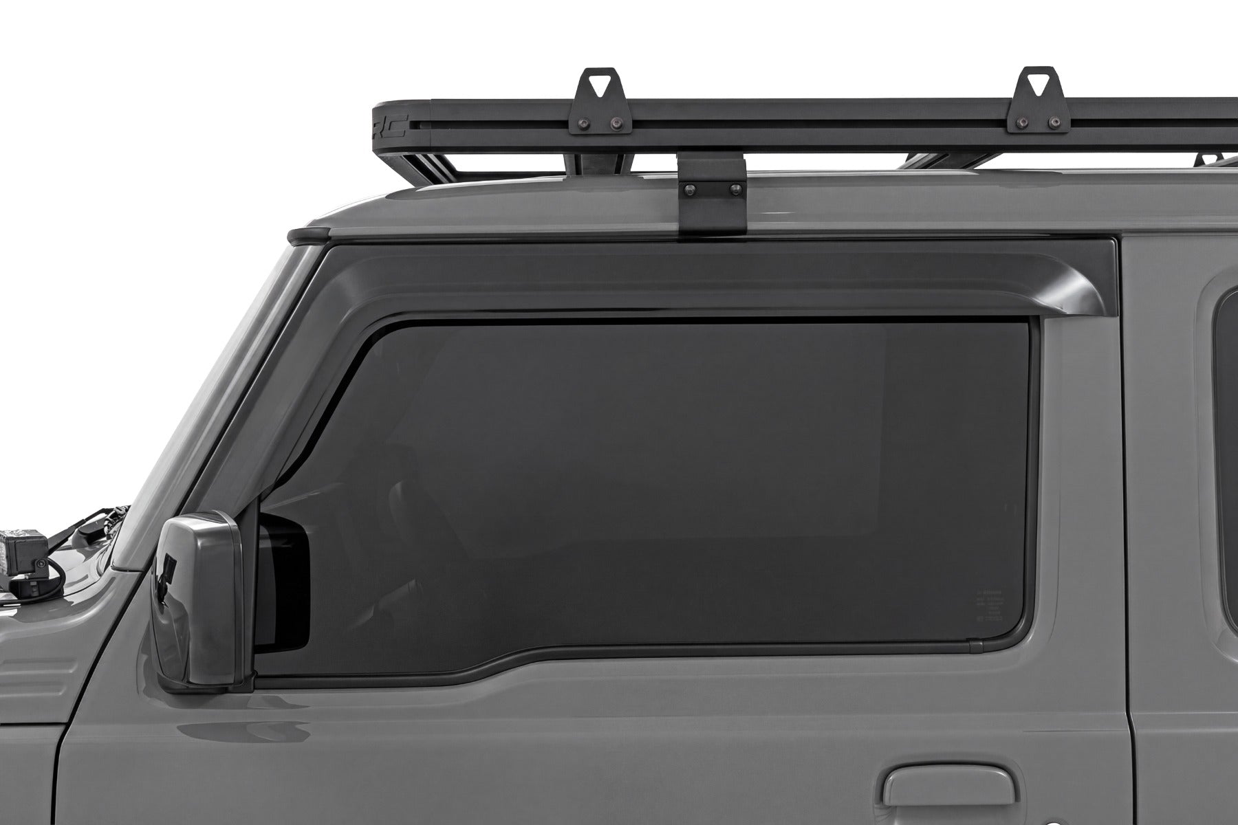 Rough Country Window Deflectors Tape On Rain Guard for Suzuki Jimny 3 Door 18-26 992325