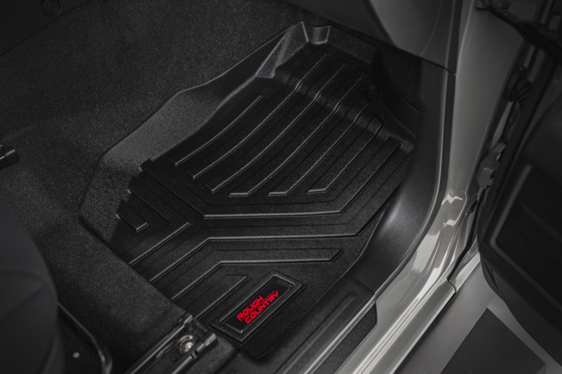 Rough Country Sure-Fit Floor Mats Front & Rear for Suzuki Jimny 3-Door 2018-2026 SM01013