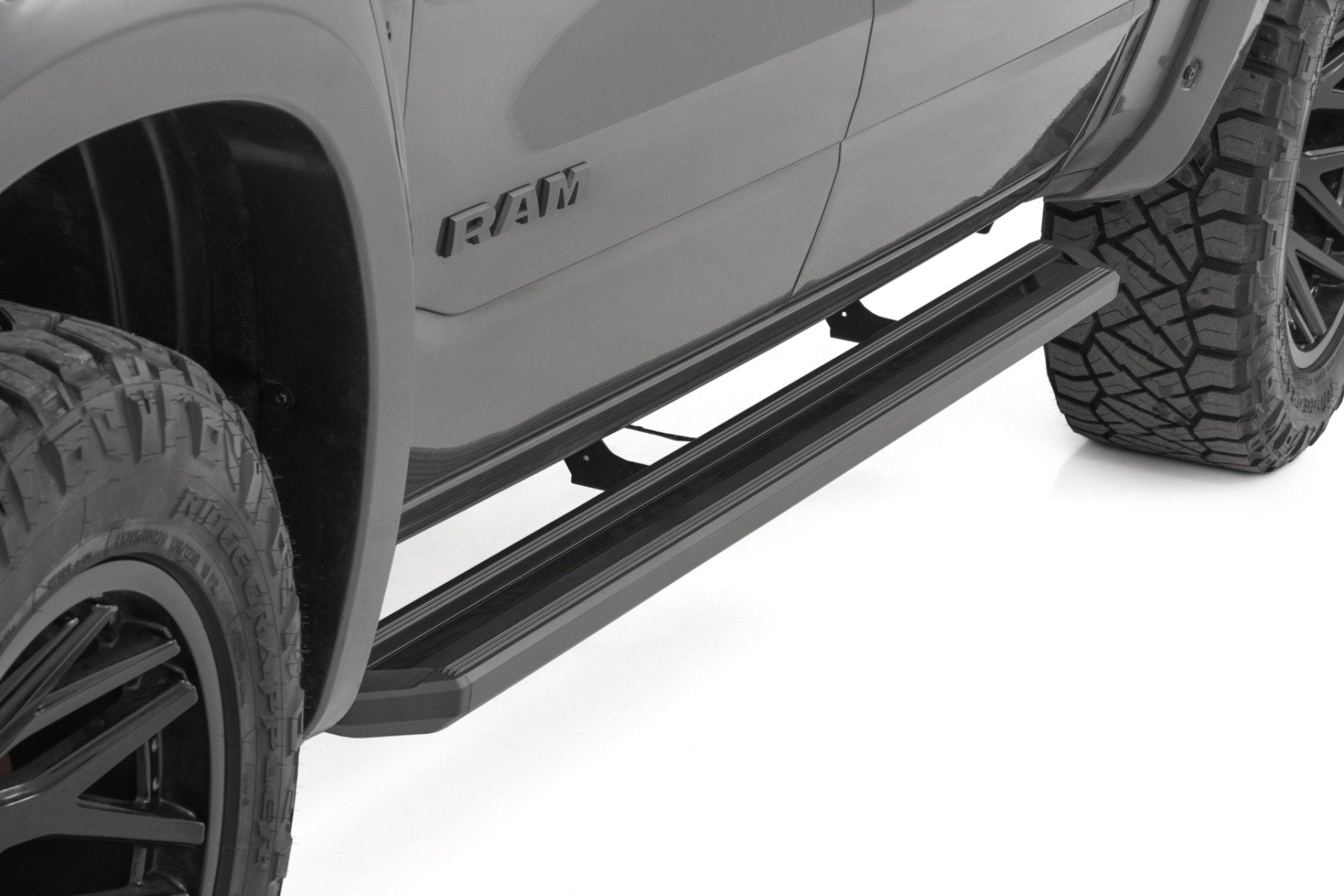 Rough Country Multi-Color LED Running Boards | Crew Cab | for Ram 1500 19-25 55004