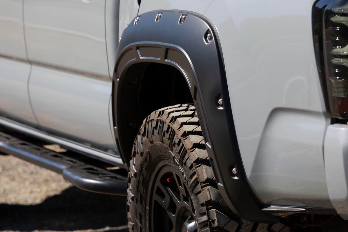 Rough Country Fender Flares Defender 8W2 Cavalry Blue Toyota Tacoma 16-23 A-T11621-8W2