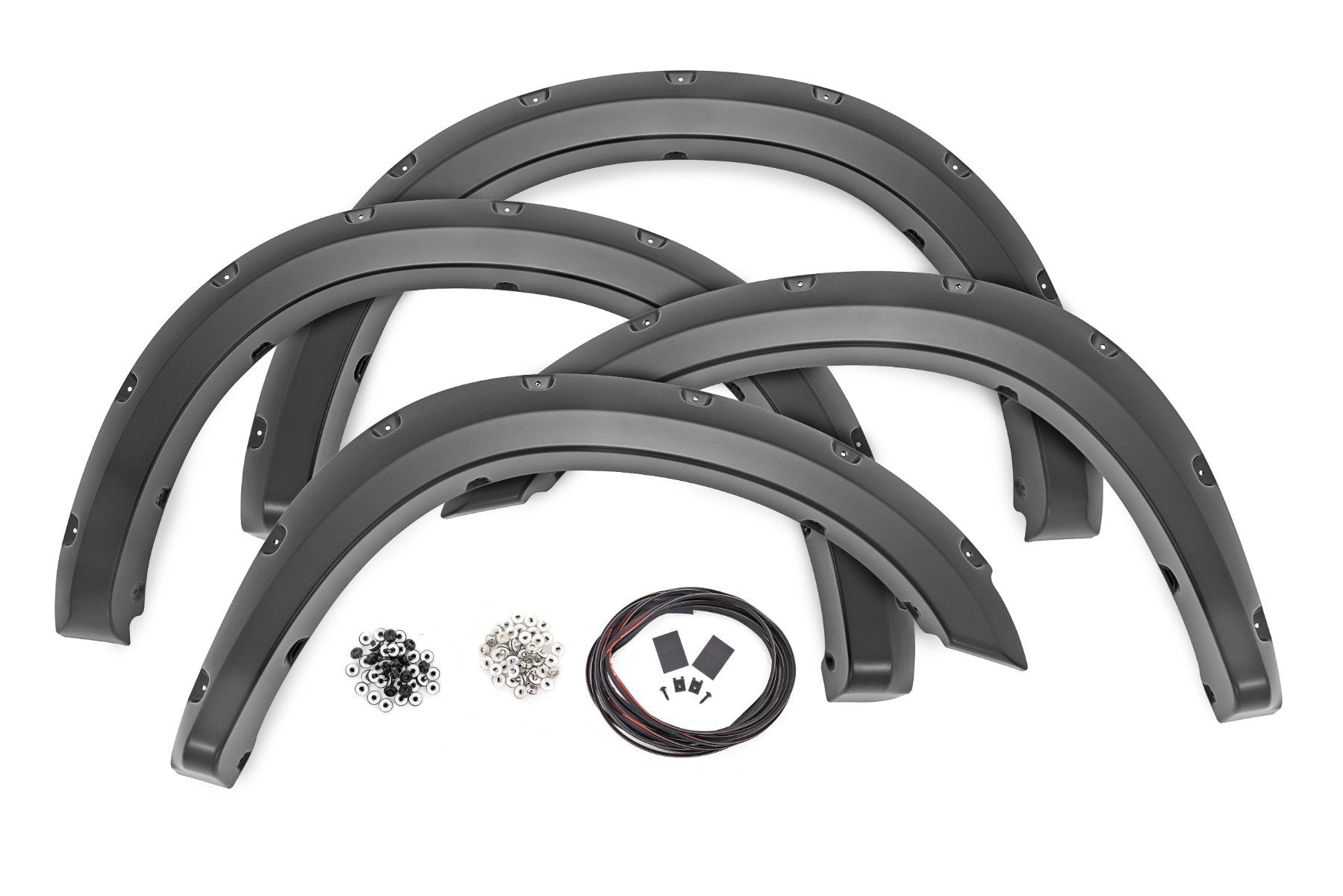Rough Country Pocket Fender Flares PW7 Bright White for Ram 2500 2010-2018 F-D21011A-PW7