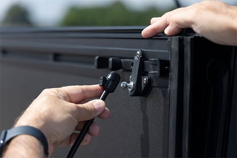 Rough Country Hard Tri-Fold Flip Up Bed Cover For Chevy/GMC 1500 19-26 6'7" Bed 49120650