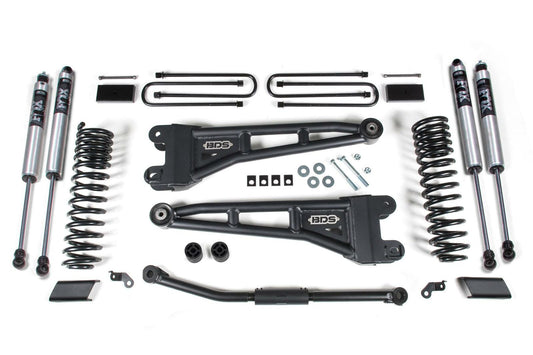 2023 Ford F450 2.5"  Radius Arm Suspension Lift Kit, 1"  rear Block - 2.0 IFP PS Front, 2.0 IFP PS Rear