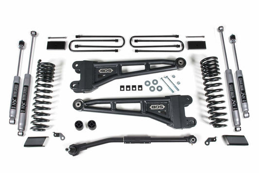 2023 Ford F450 2.5"  Radius Arm Suspension Lift Kit, 1"  rear Block - 2.0 IFP PS Front, 2.0 IFP PS Rear