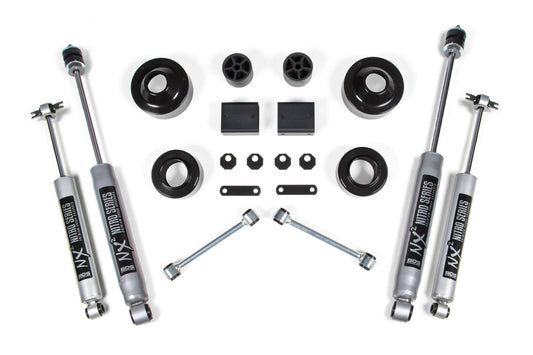 2007-2011 Jeep Wrangler (JK) 2Dr 2" Coil Spacer System