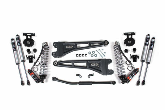 2011-2016 Ford F250/F350 4wd 2.5" Radius Arm Suspension Lift Kit, 1" Rear, Block, Diesel - Fox 2.5 PES C/O Front, Fox 2.0 IFP PS Aux Front, Fox 2.0 IFP PS Rear