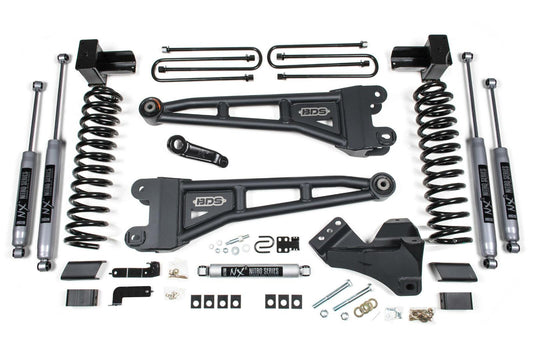 2020-2022 F250/F350 5" Radius Arm Suspension Lift System- FOX 2.0 Shocks- GAS