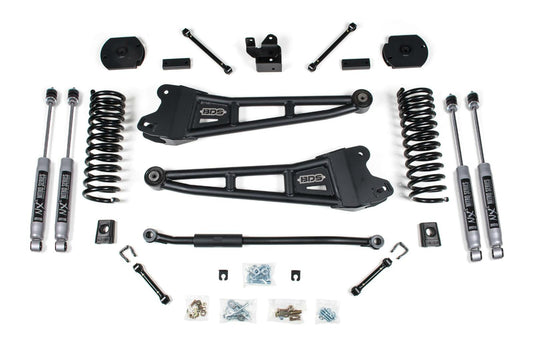 2014-2018 Ram 2500 3" Radius Arm Suspension Lift, 1.25" Rear, Spacer, Diesel - Fox 2.5 PES R/R  Front, Fox 2.5 PES P/B  Rear