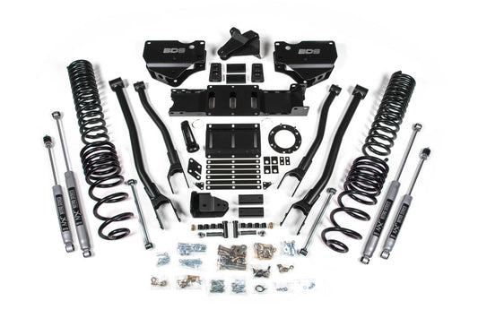 2019-2024 Ram 2500 4" 4-Link Suspension Lift, 2.5" Rear, Spring, Diesel - Fox 2.5 PES R/R  Front, Fox 2.5 PES P/B  Rear