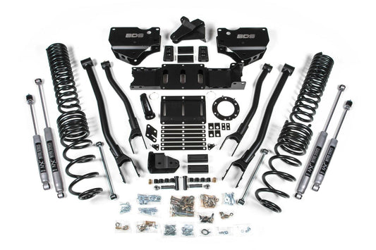 2019-2024 Ram 2500 6" 4-Link Suspension Lift, 4.5" Rear, Spring, Diesel - Fox 2.5 PES R/R  Front, Fox 2.5 PES P/B  Rear