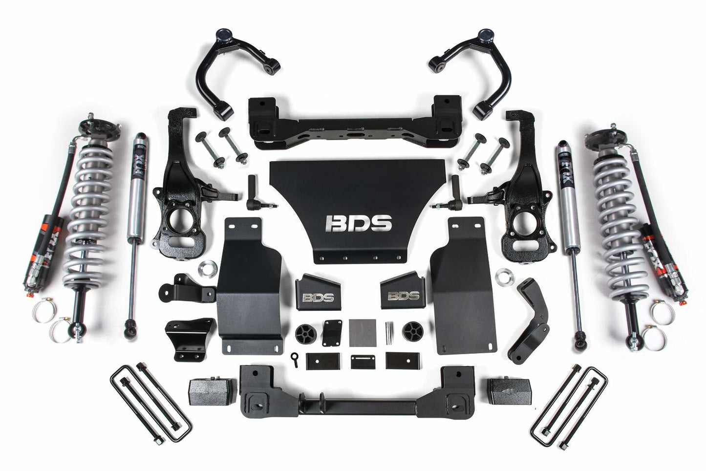 2019-2024 Chevy/GMC 1500 4wd 4" Coilover Suspension System With 2.5 Front w/DSC and 2.0 Rear Shocks - Gas