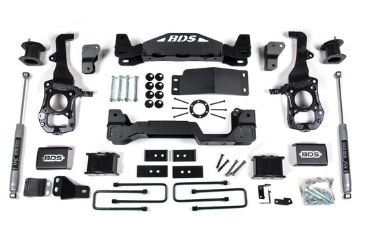 2021-2024 Ford F150 6" BDS Lift System w/ 4" Rear Block - Fox Shocks