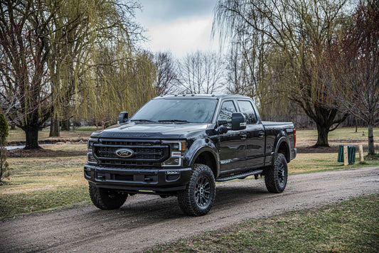 2020-2022 Ford F250/350 4wd 5" 4-Link Suspension Lift Kit, 3" Rear, Block, Diesel - Fox 2.5 PES C/O Front, Fox 2.5 PES Aux Front, Fox 2.5 PES Rear