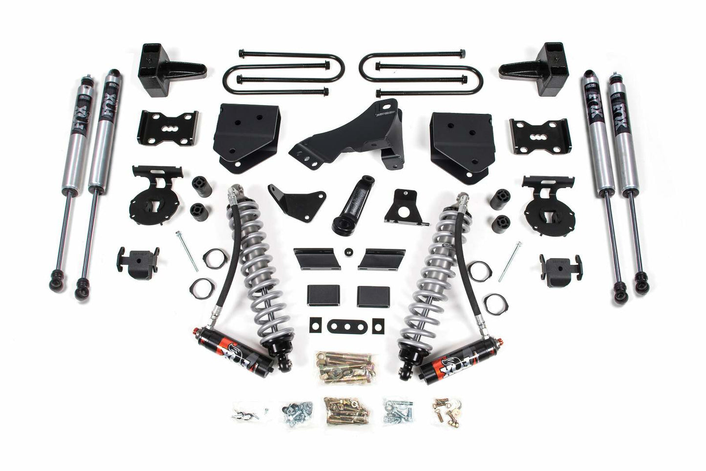 2011-2016 Ford F250/F350 4wd 4" Suspension Lift Kit, 3" Rear, Spring, Diesel - Fox 2.5 PES C/O Front, Fox 2.0 IFP PS Aux Front, Fox 2.0 IFP PS Rear