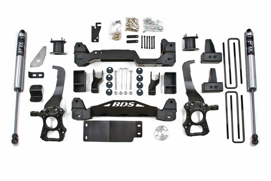 2009-2013 Ford F150 4wd 4" Suspension Lift Kit, 3" Rear Lift, Block - Spacer Front, NX2 Rear