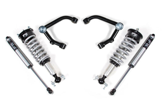 14-18 GM 1500 2In 2.0 Coilover, Cast Aluminum / Stamped Steel UCA, 2.0 Rear Shocks