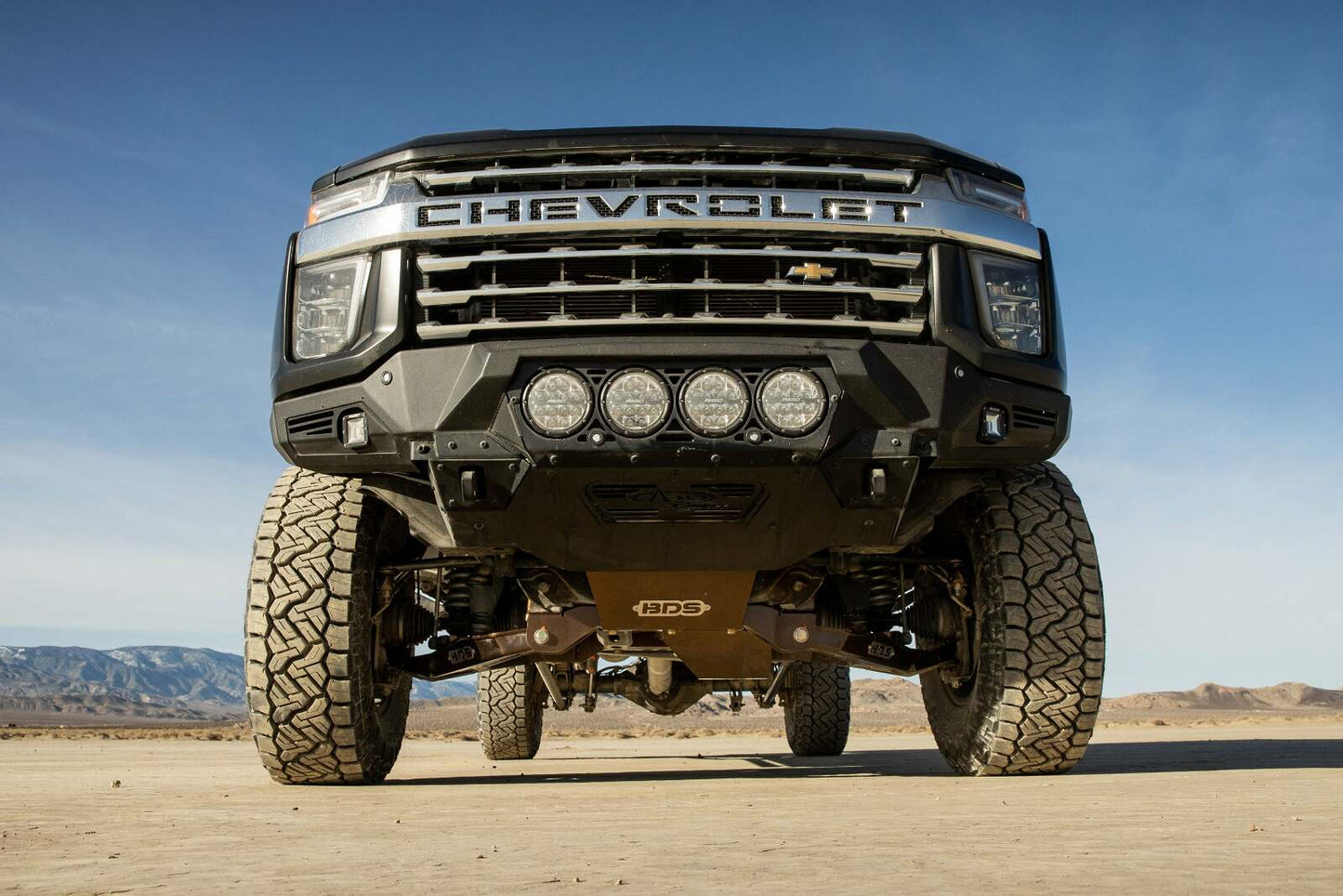 2020-2023 Chevy/GMC 2500HD/3500HD, 4wd, 6.5" Coilover Conversion Suspension Lift System, 5.75" Rear Block w/o Overload Spring Diesel Fox 2.5 PES C/O Front, Fox 2.5 PES Rear