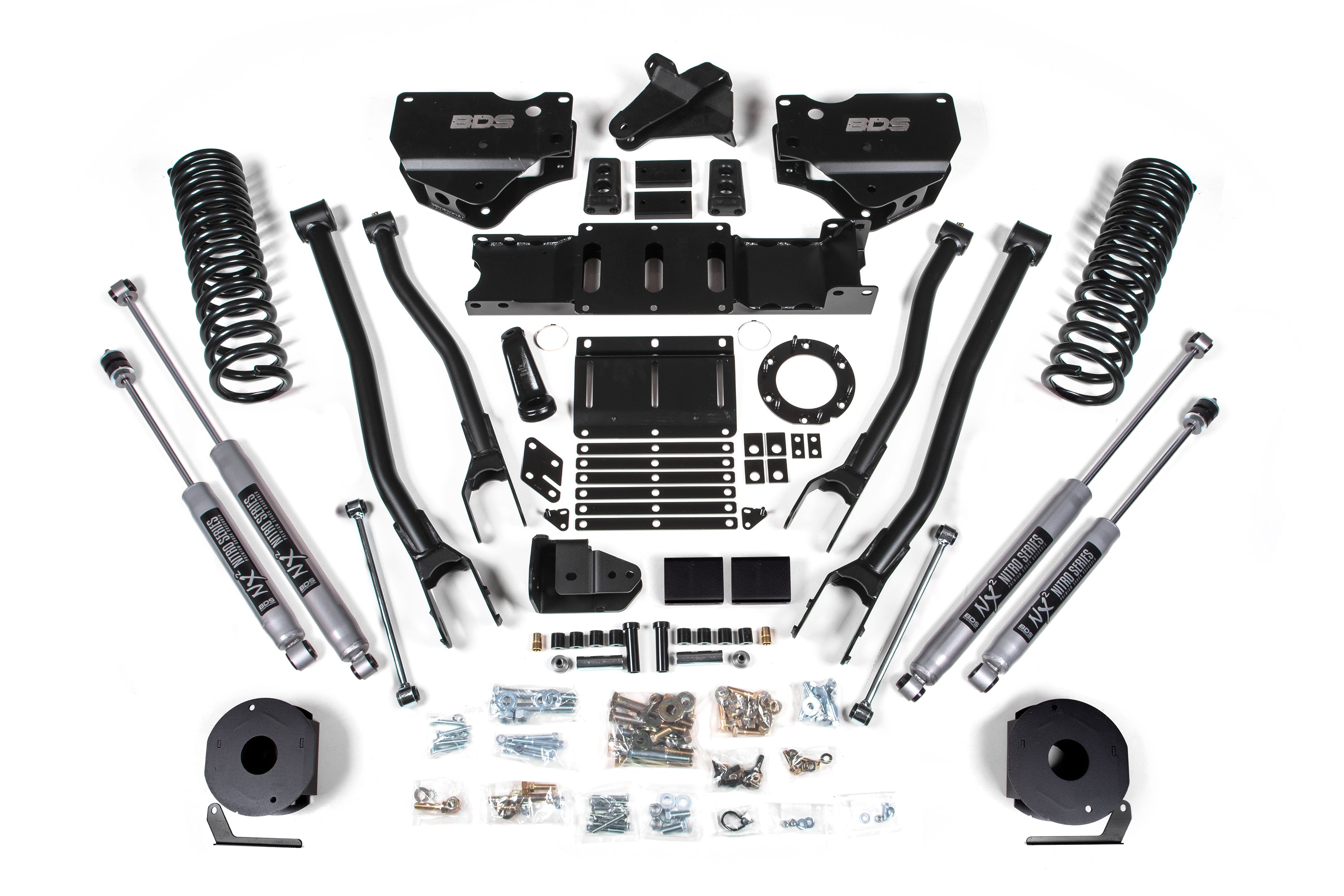 4 Inch Lift Kit w/ 4-Link | Ram 2500 w/ Rear Air Ride (19-24) 4WD | Diesel -1