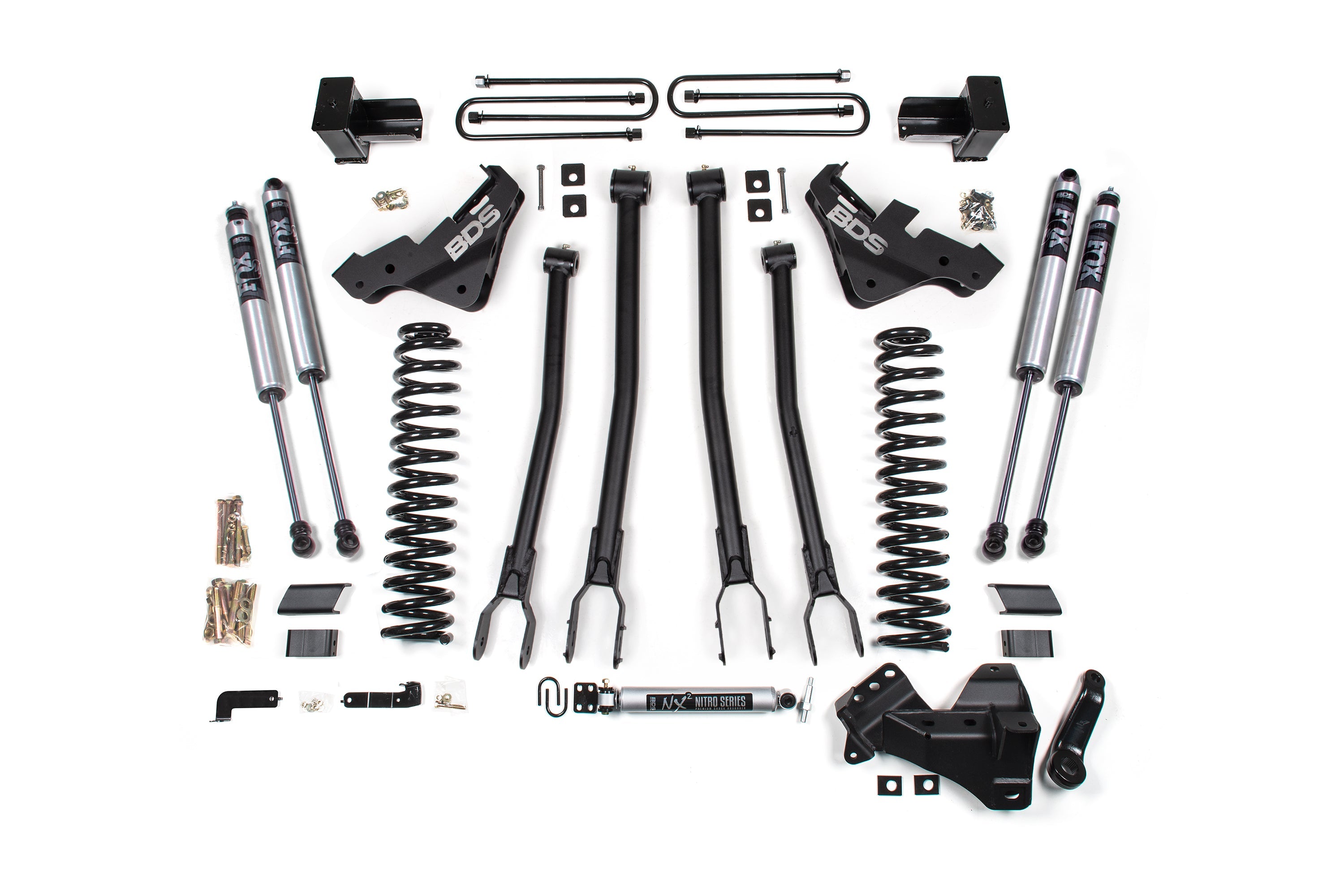 5 Inch Lift Kit w/ 4-Link | Ford F250/F350 Super Duty (23-25) 4WD | Gas