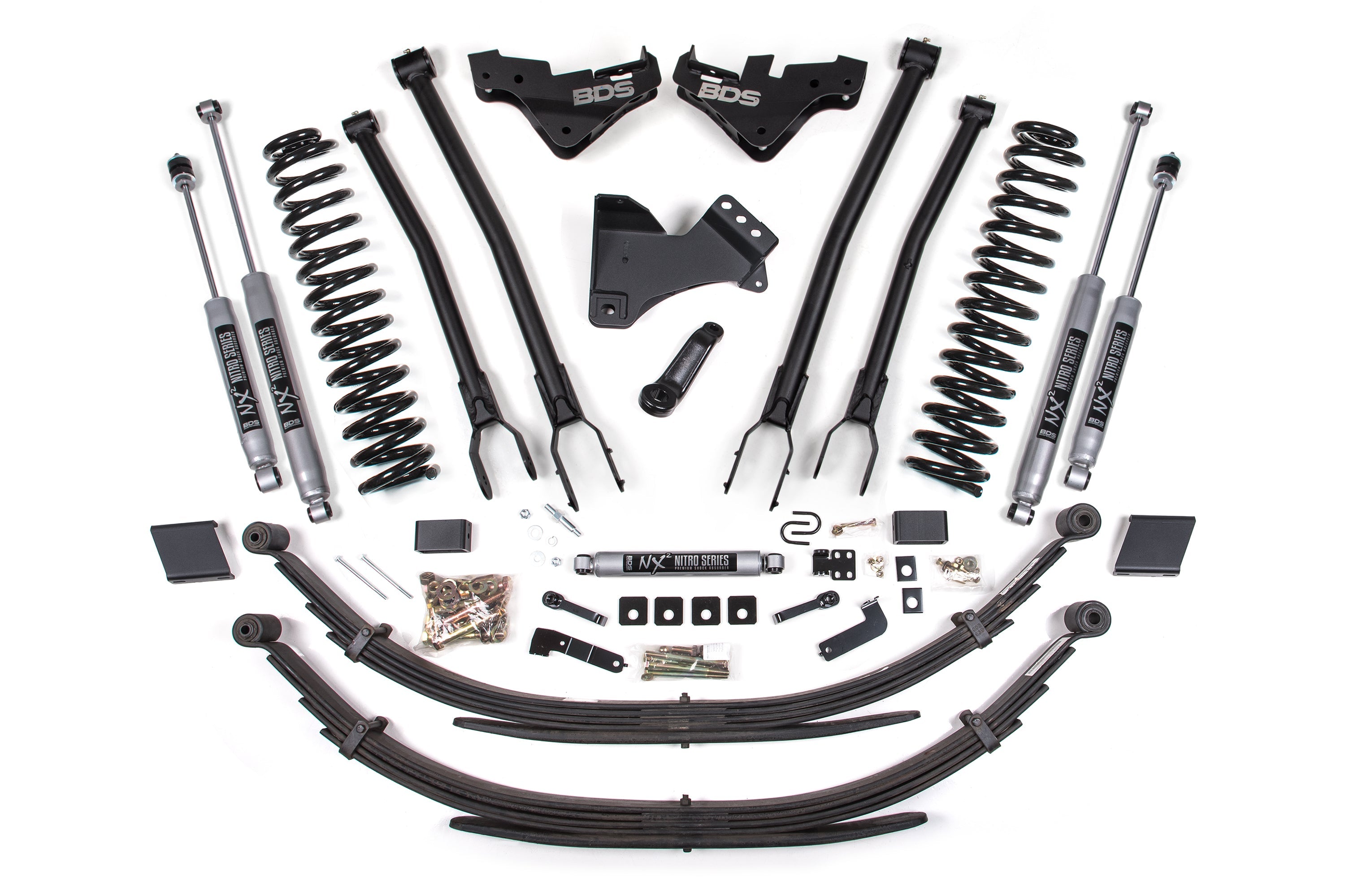 5 Inch Lift Kit w/ 4-Link | Ford F250/F350 Super Duty (23-25) 4WD | Gas