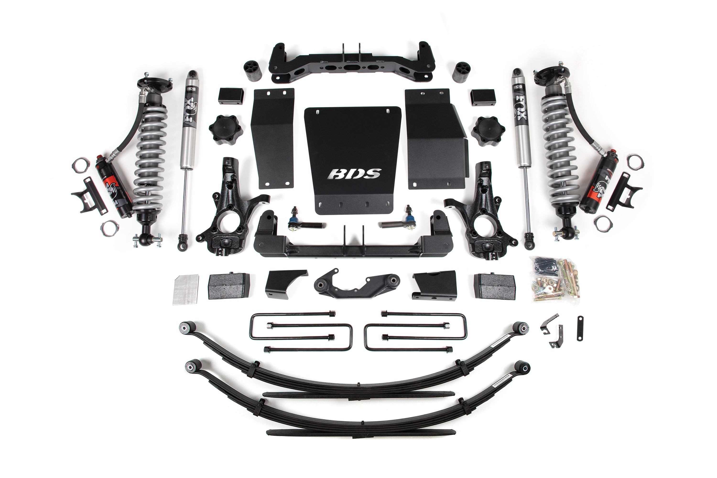 4 Inch Lift Kit | FOX 2.5 Performance Elite Coil-Over | Chevy Silverado or GMC Sierra 1500 (14-18) 4WD -5
