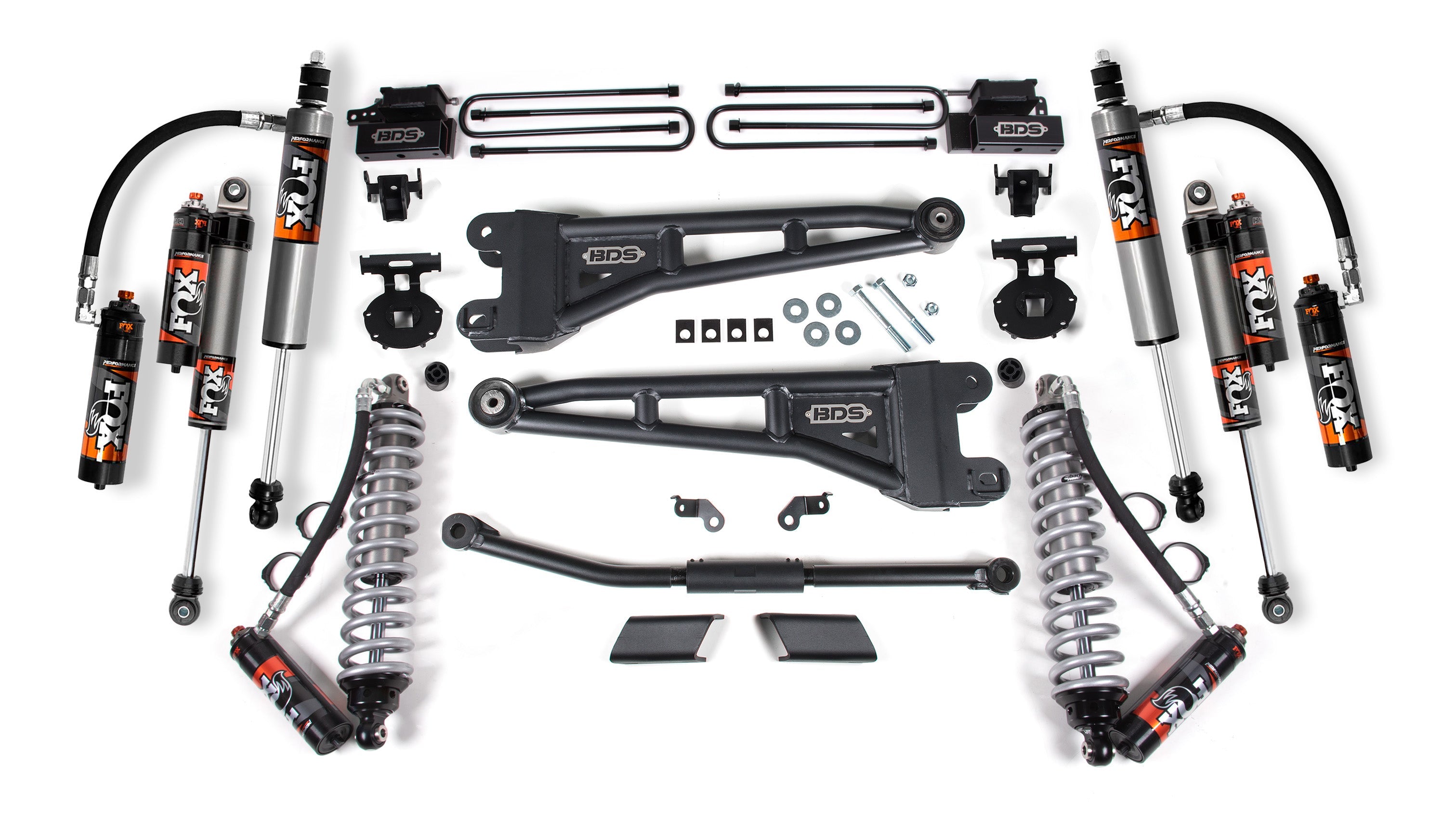 2.5 Inch Lift Kit W/ Radius Arm | FOX 2.5 Performance Elite Coil-Over Conversion | Ford F450 Super Duty (23-25) 4WD -1