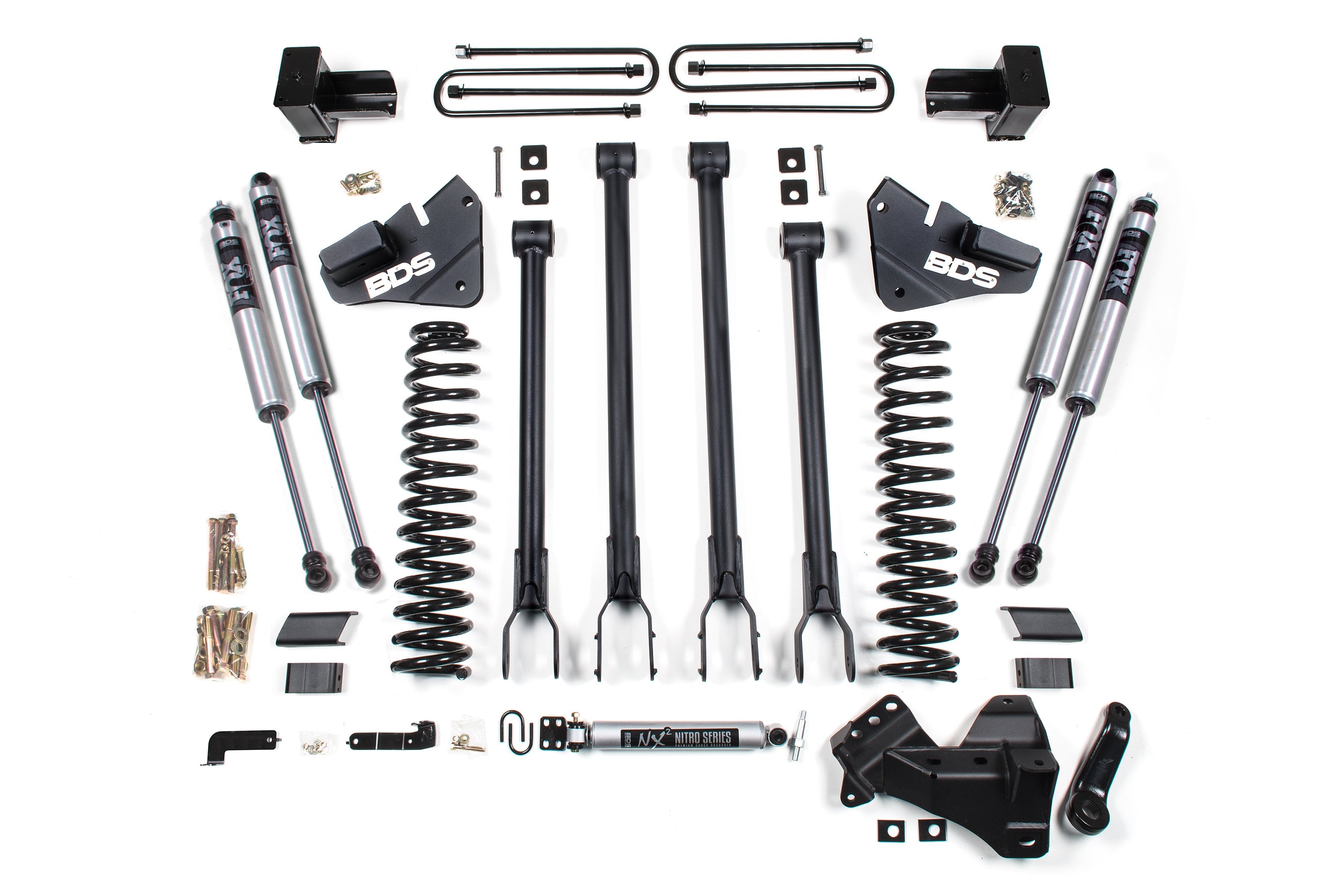 4 Inch Lift Kit | 4-Link Conversion | Ford F250/F350 Super Duty (17-19) 4WD | Diesel -2