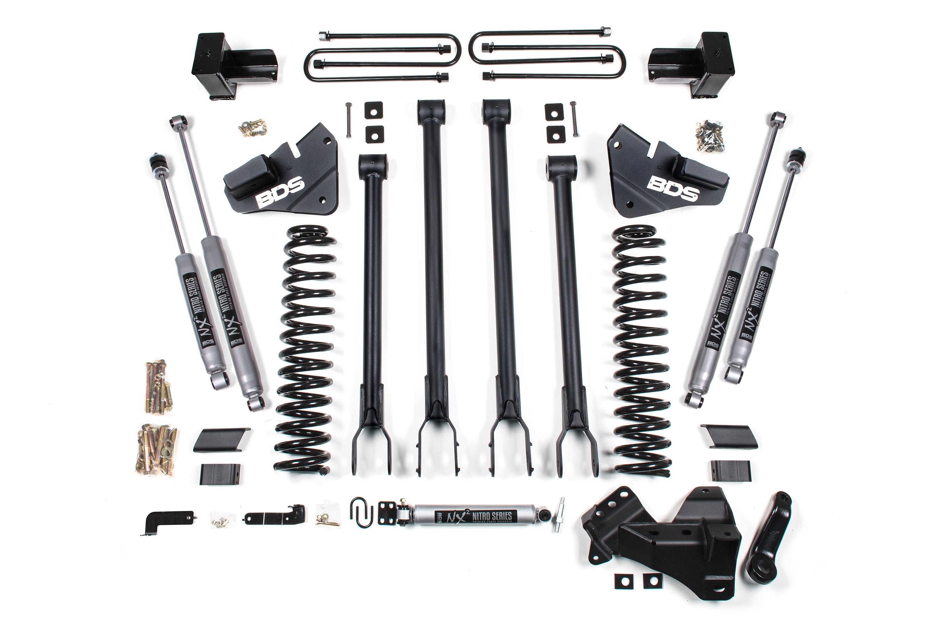 4 Inch Lift Kit | 4-Link Conversion | Ford F250/F350 Super Duty (17-19) 4WD | Diesel -1