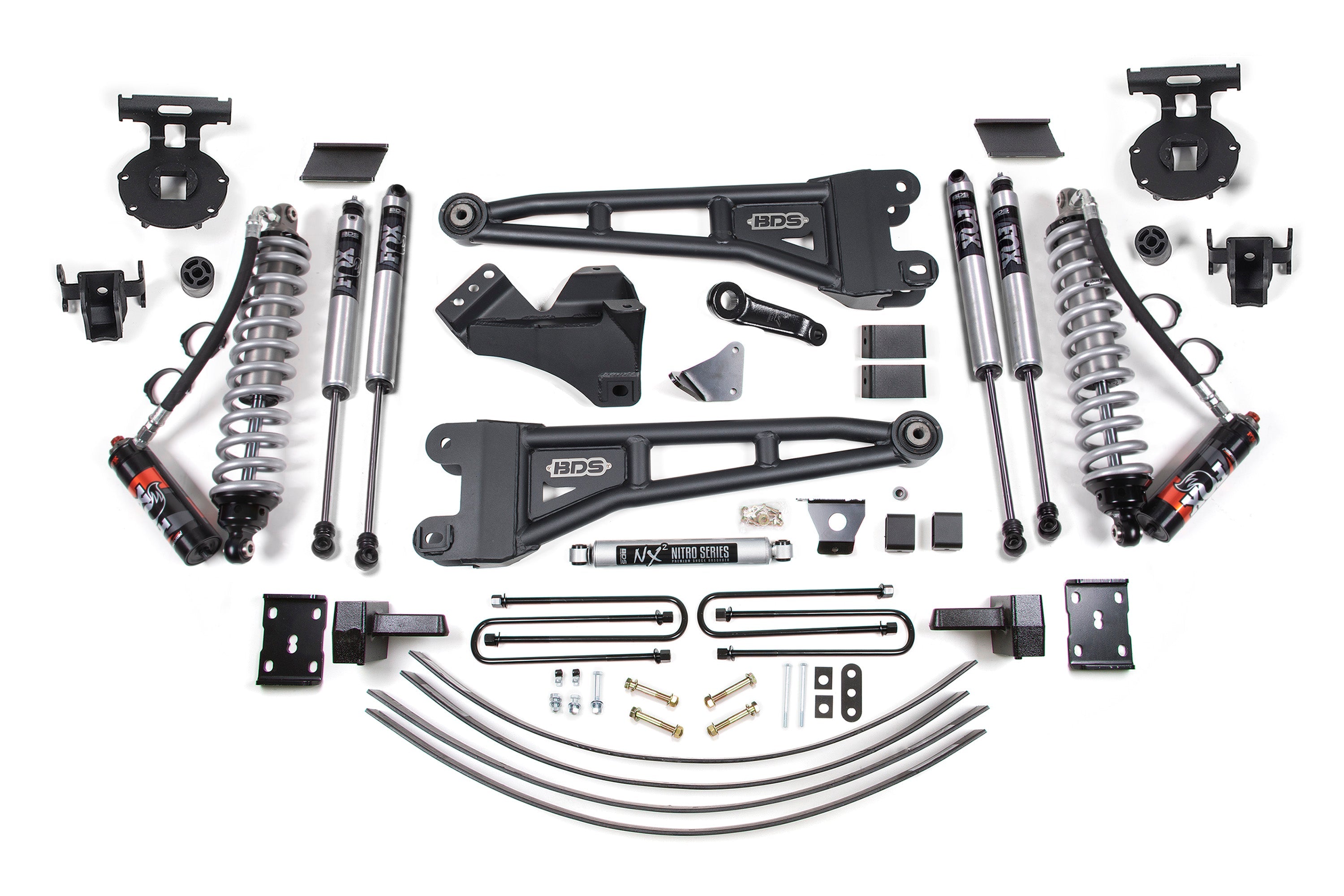 6 Inch Lift Kit w/ Radius Arm | FOX 2.5 Performance Elite Coil-Over Conversion | Ford F250/F350 Super Duty (05-07) 4WD | Diesel -1