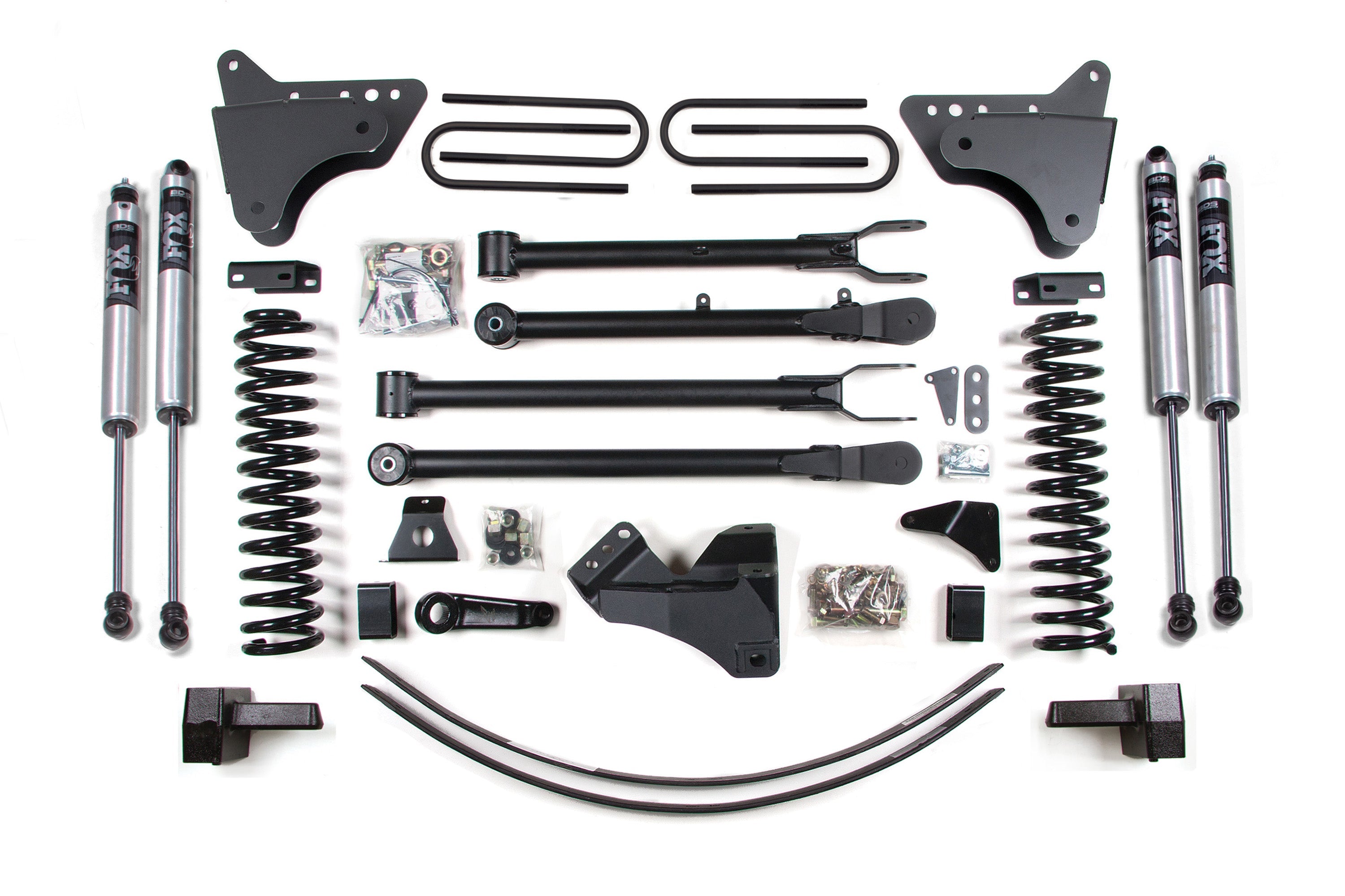 6 Inch Lift Kit w/ 4-Link | Ford F250/F350 Super Duty (05-07) 4WD | Gas