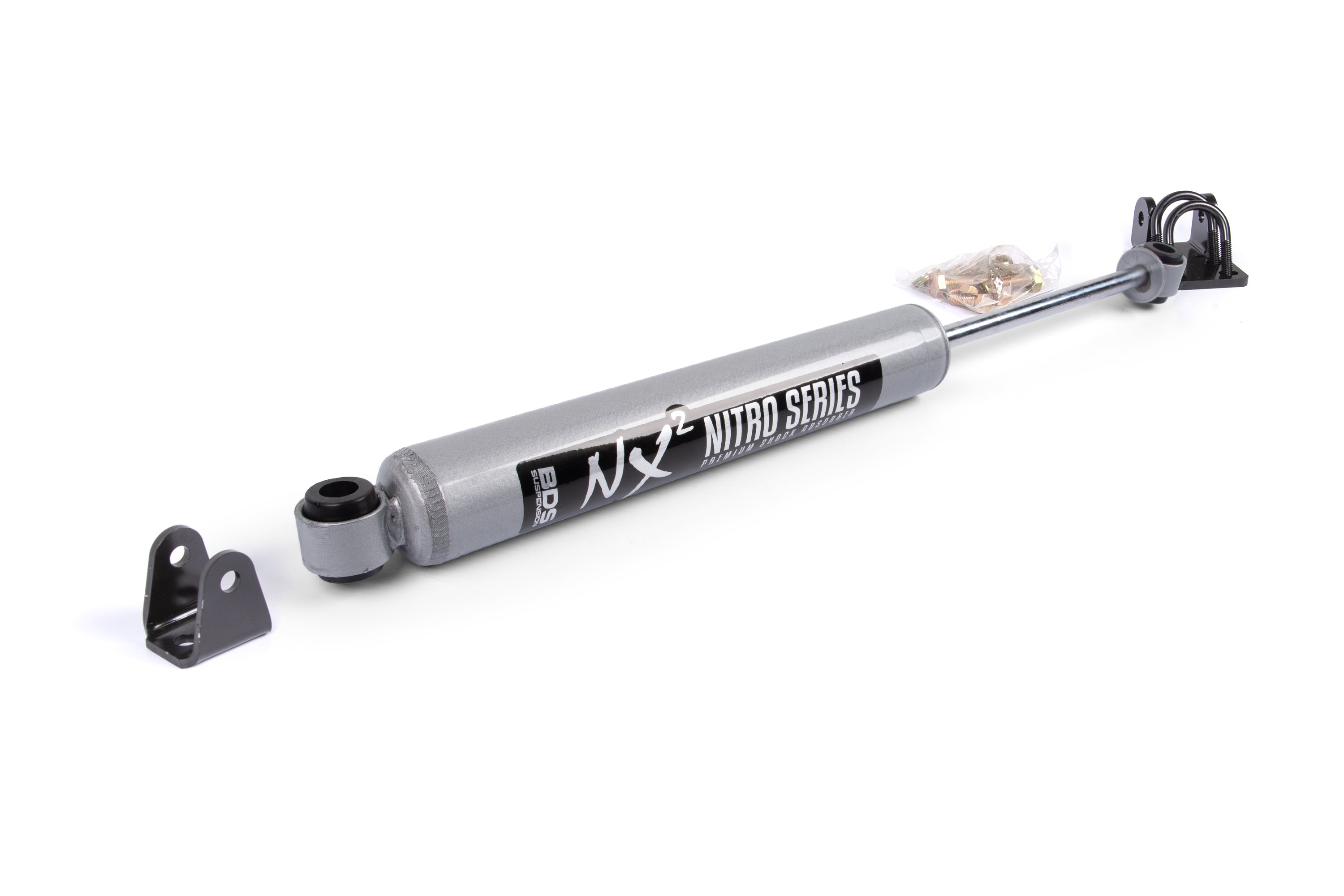 Single Steering Stabilizer Kit w/ NX2 Shock | Chevy/GMC 1500/2500 (88-98) 4WD | WithOut OE Stabilizer -2