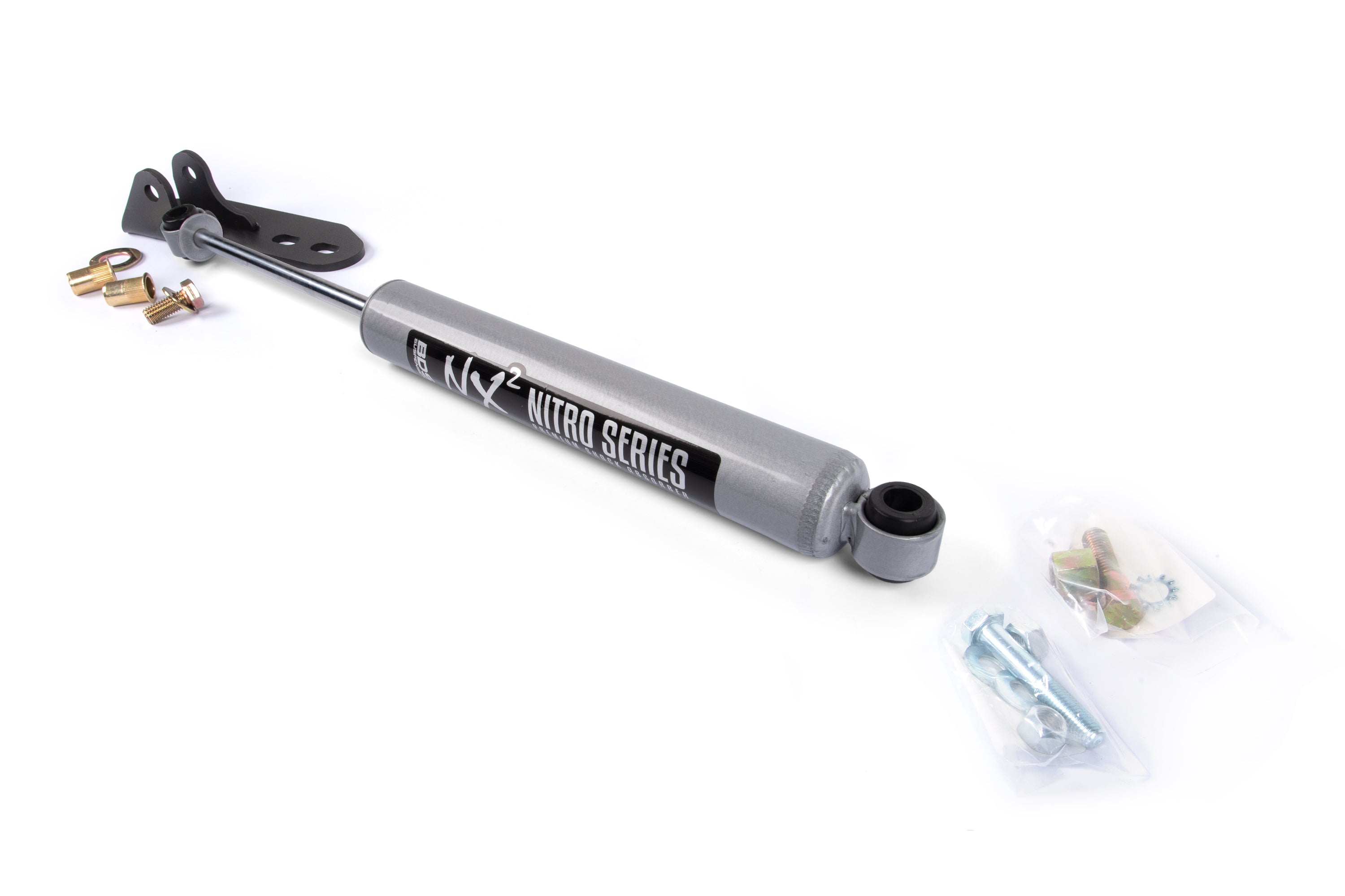 Single Steering Stabilizer Kit w/ NX2 Shock | Chevy Silverado & GMC Sierra 2500/3500HD (16-25) 4WD -4