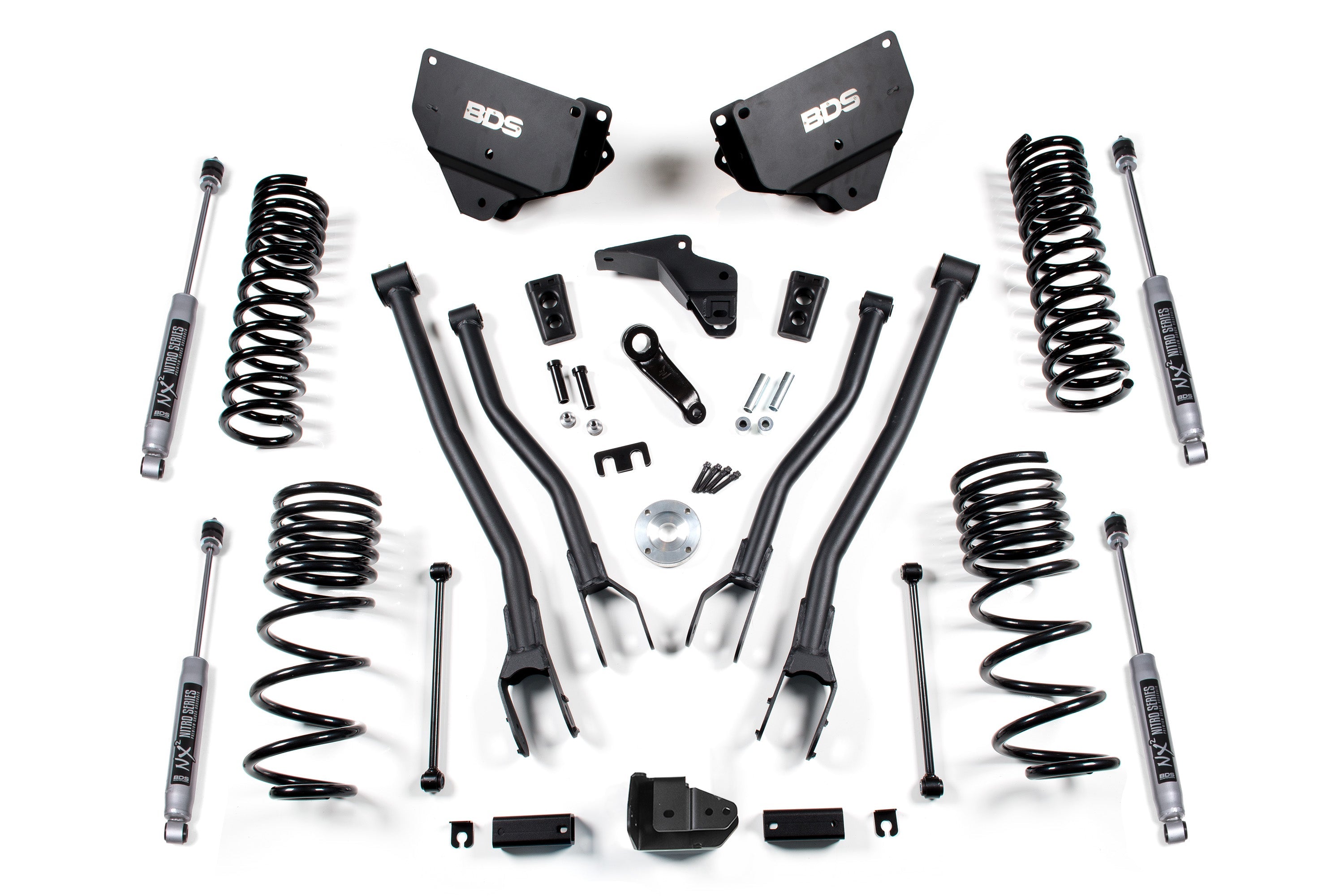 4 Inch Lift Kit w/ 4-Link | Ram 2500 (14-18) 4WD | Gas -1