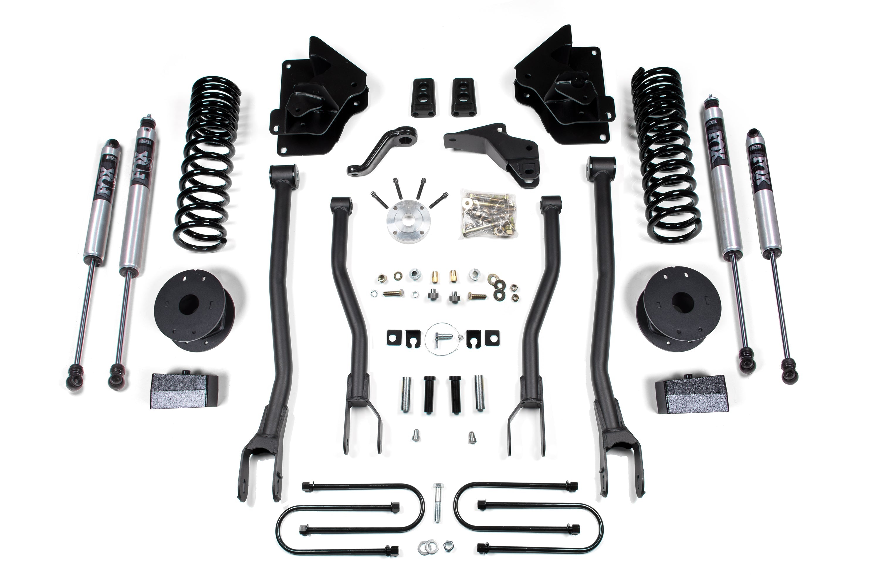 4 Inch Lift Kit w/ 4-Link | Ram 3500 w/ Rear Air Ride (13-18) 4WD | Diesel -2
