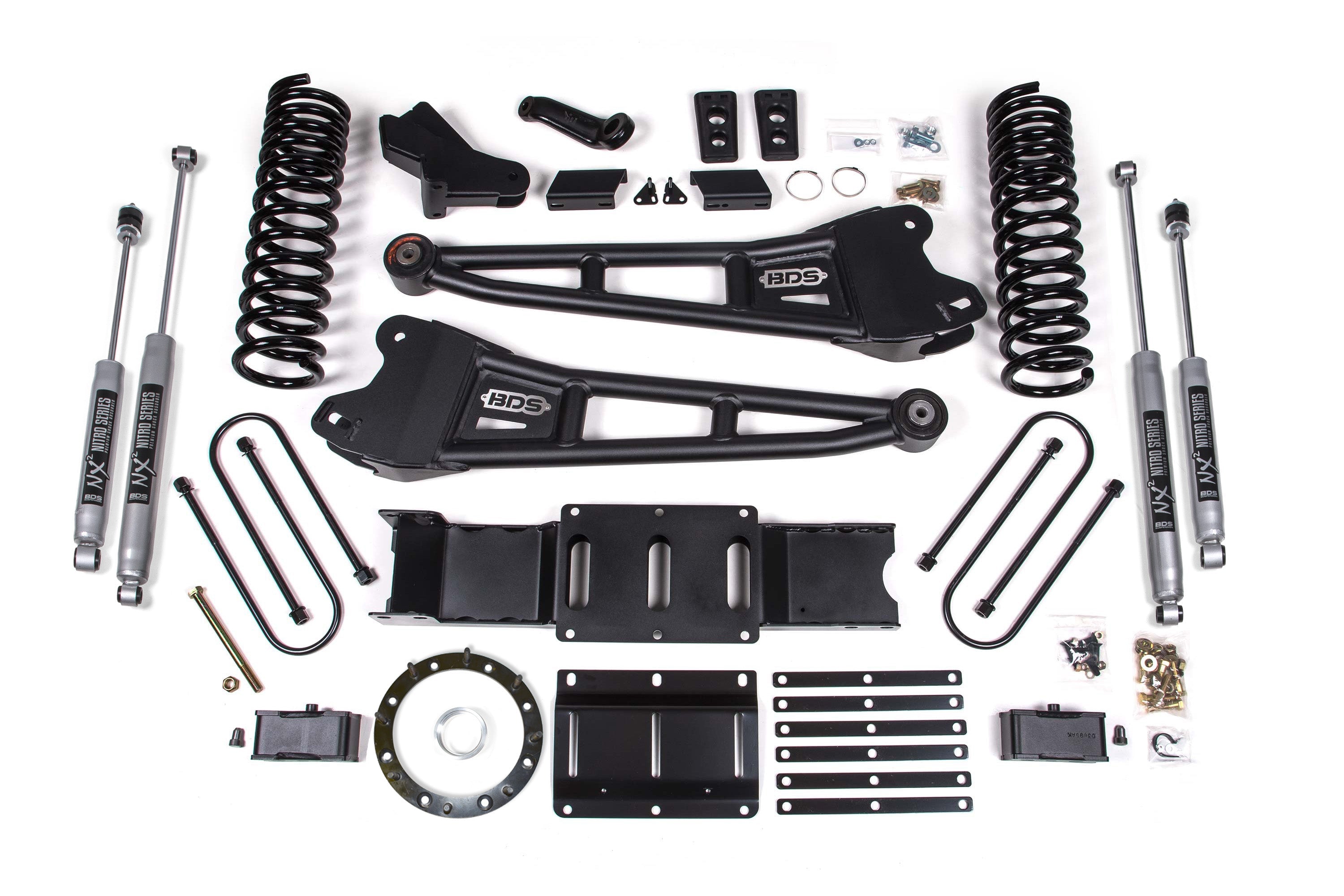 4 Inch Lift Kit w/ Radius Arm | 3 Inch Rear Block | Ram 3500 (19-24) 4WD | Diesel -1