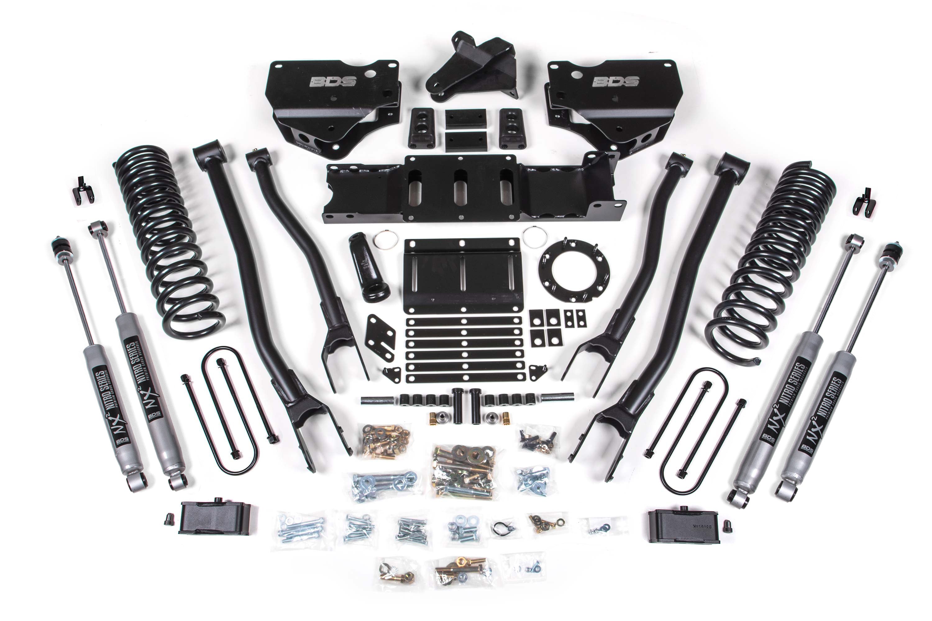 4 Inch Lift Kit w/ 4-Link | Ram 3500 (19-24) 4WD | Diesel -1