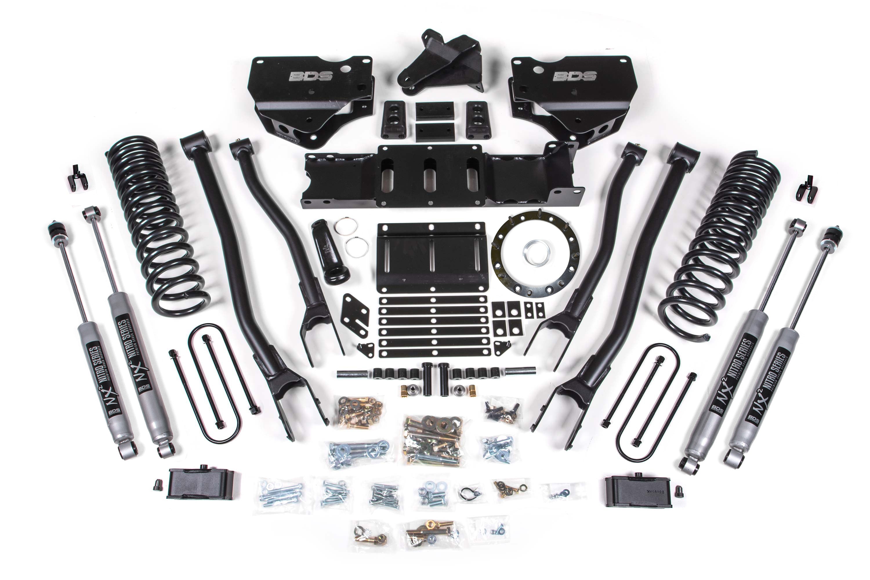 4 Inch Lift Kit w/ 4-Link | Ram 3500 (19-24) 4WD | Diesel -1