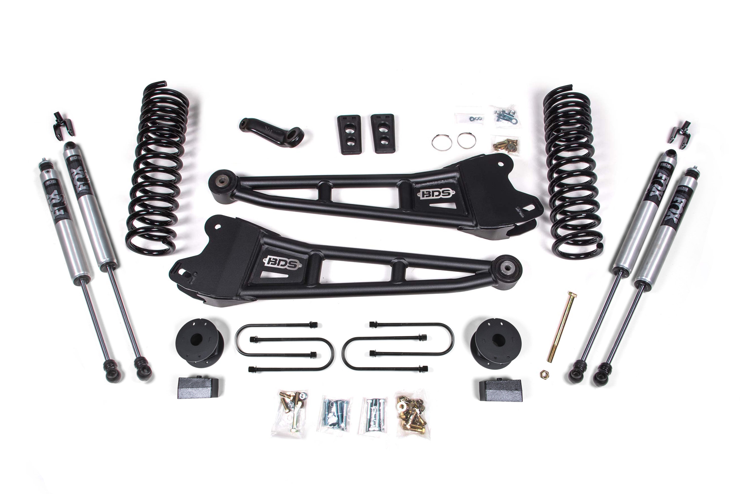 4 Inch Lift Kit w/ Radius Arm | Ram 3500 w/ Rear Air Ride (13-18) 4WD | Gas -1