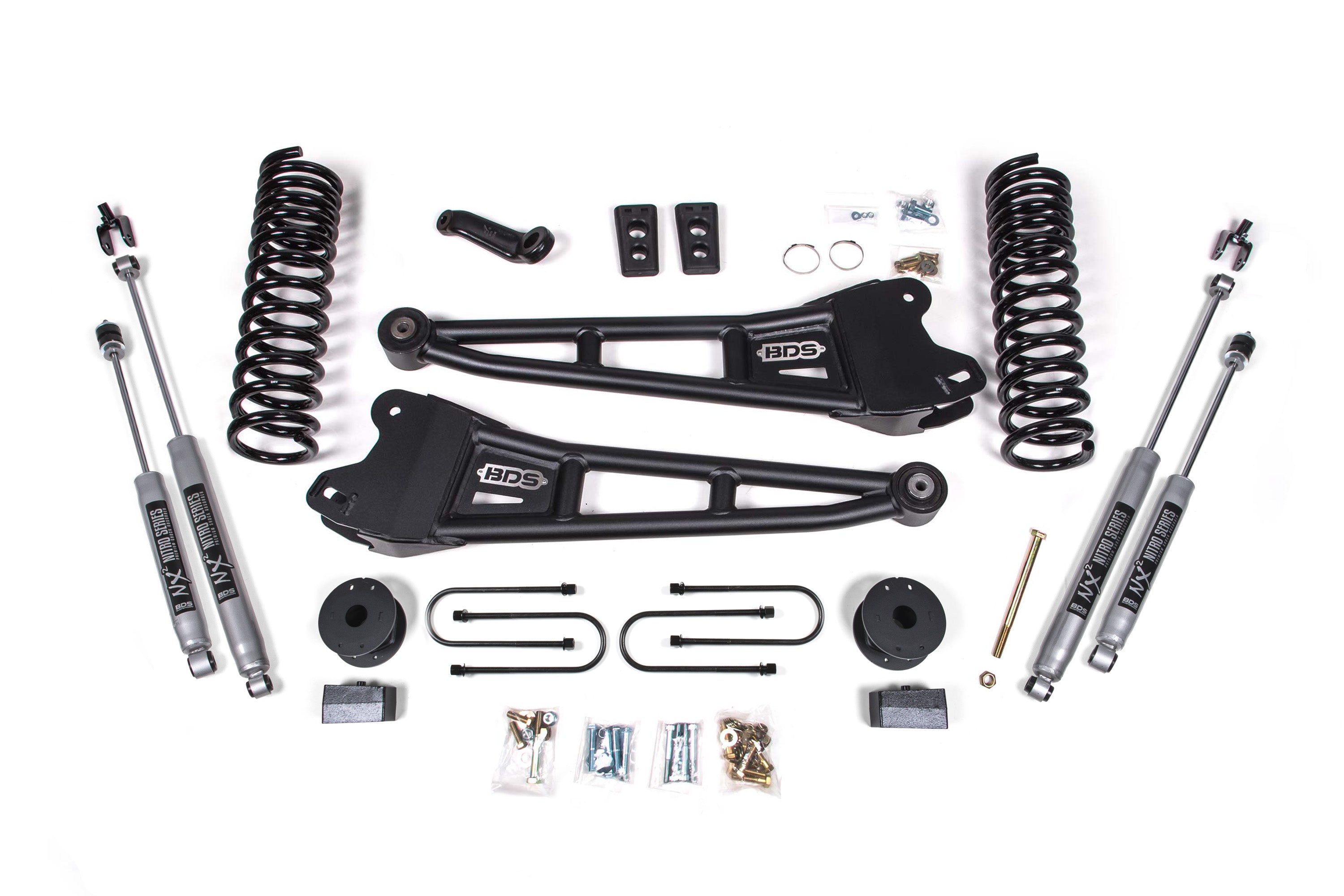 4 Inch Lift Kit w/ Radius Arm | Ram 3500 w/ Rear Air Ride (13-18) 4WD | Diesel -1