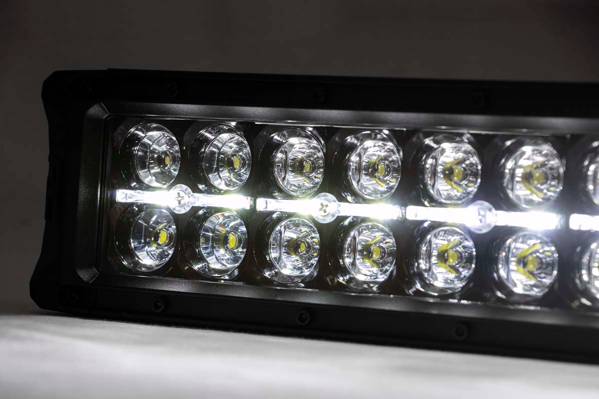 Rough Country 30-inch Cree LED Light Bar-Dual Row Black Series w/ Cool White DRL 70930BD