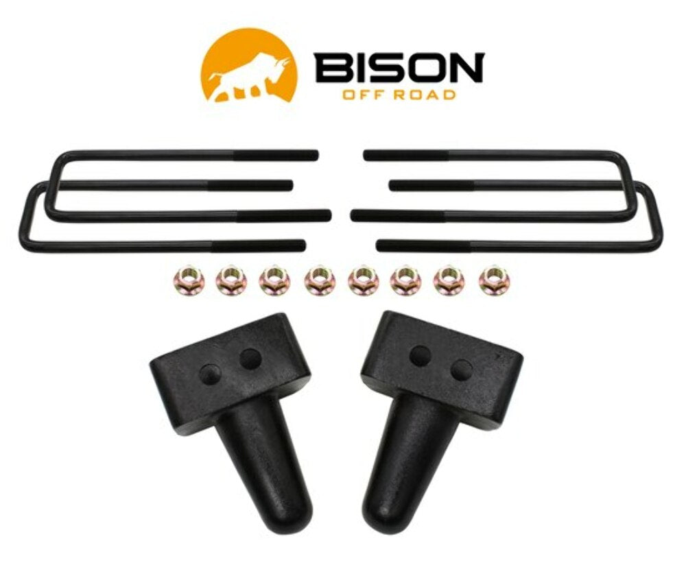 Bison Off Road 4" Rear Block Kit For Ford F150 2004-2024