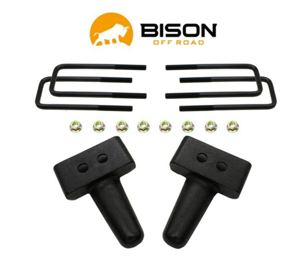 Bison Off Road 1.5" Rear Block Kit Ford F150 2004-08 2WD