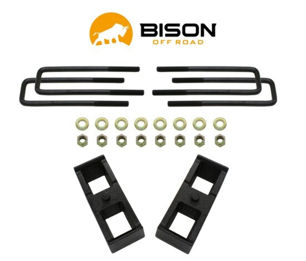 Bison Off Road 2.25" Rear Block Kit for Silverado/Sierra 1999-2024 img2