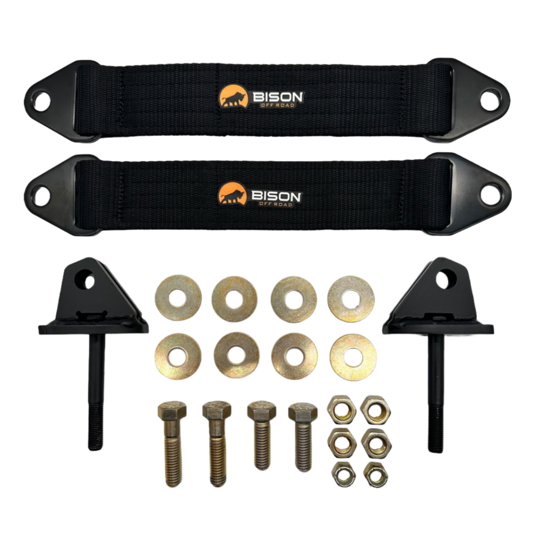 Bison Off Road Limiting Strap Kit Front CV Axle Saver for Ford Bronco 4WD 2021+