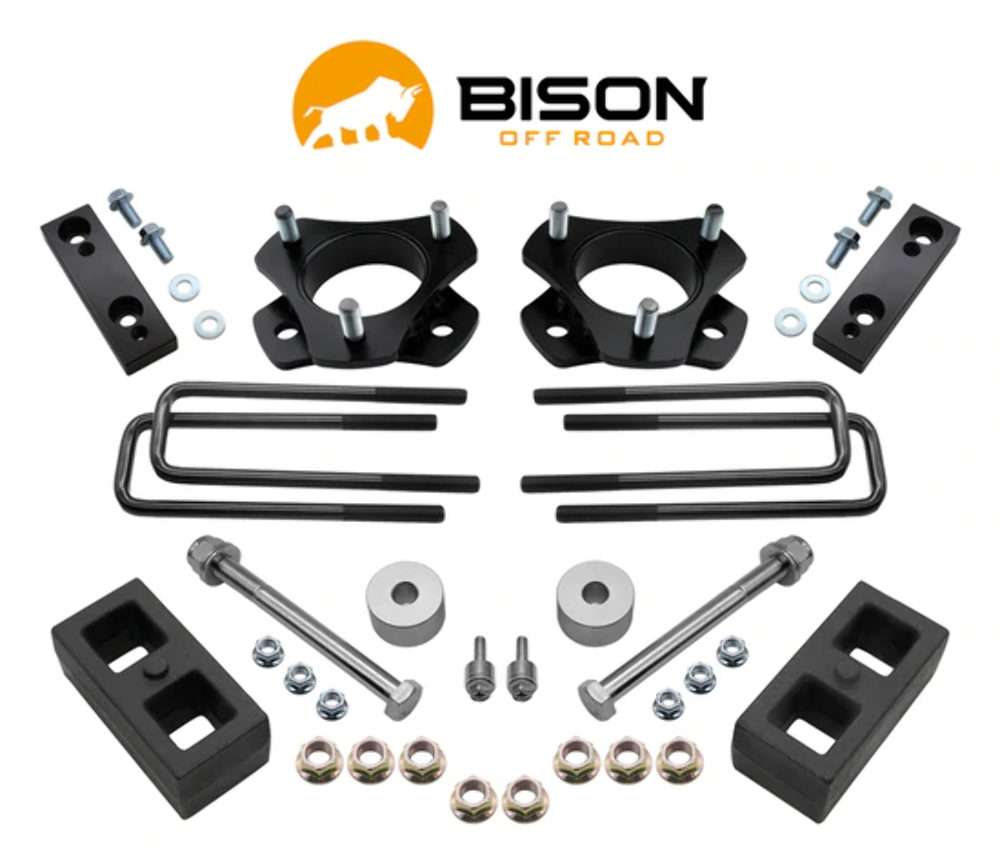 Bison Off Road 3.0"F, 2.0"R Lift Kit for Toyota Tacoma 2WD 4WD 2005-2023