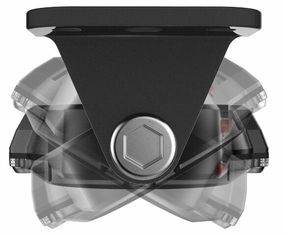 Bison Off Road YAK! Universal GoPro style Light Mount Kit Single Mount