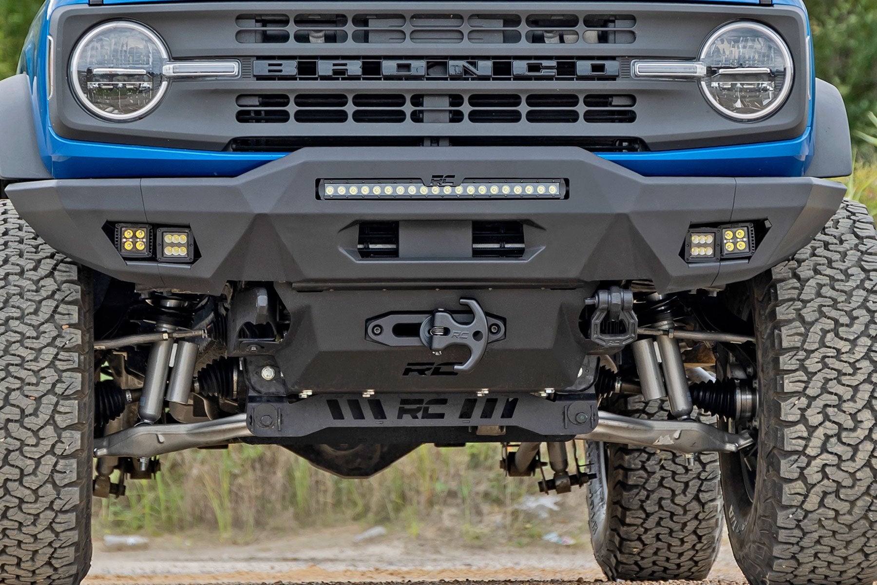 Rough Country Hidden Winch Mount 2.7L Ford Bronco 4WD 2021-2022 51065