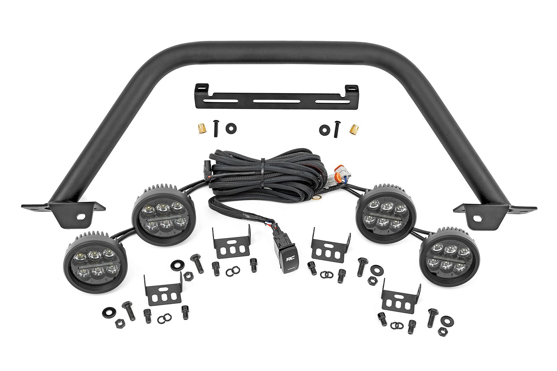 Safari Bar 3.5" Round LED OE Modular Steel Ford Bronco21-23 51112
