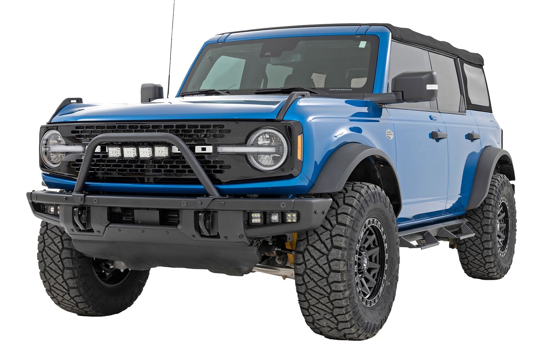 Safari Bar 3" OS Ram Quad Wide OE Modular Steel Ford Bronco 51115