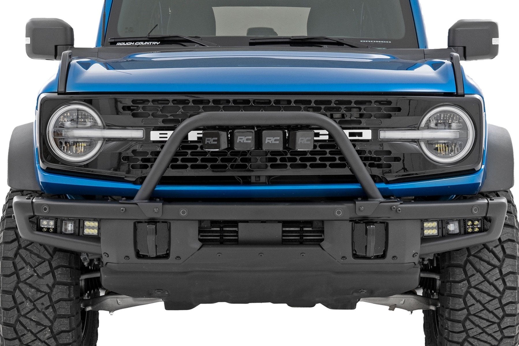 Safari Bar 3" OS Ram Quad Wide OE Modular Steel Ford Bronco 51115